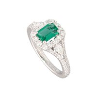 Anello Crivelli Donna SMERALDO in Oro Smeraldo 035-VR29085 SM 0.89